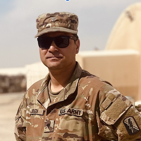 Dipendra Subedi in U.S. Army uniform